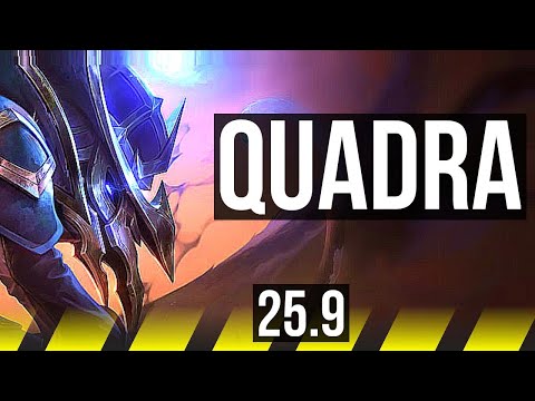 TWITCH & Rakan vs KAI'SA & Thresh (ADC) | Quadra | KR Master | 25.9