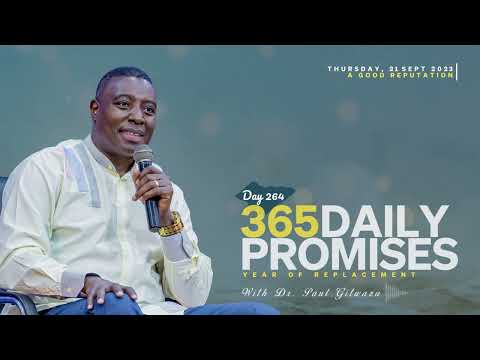 365 DAILY PROMISES | Day 264 | With Apostle Dr. Paul M. Gitwaza