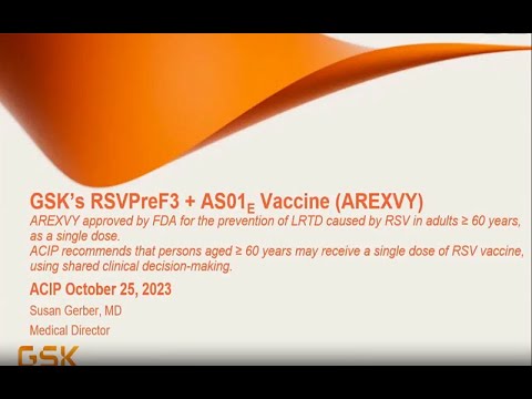 October 2023 ACIP Meeting - Public comment & RSV Vaccines