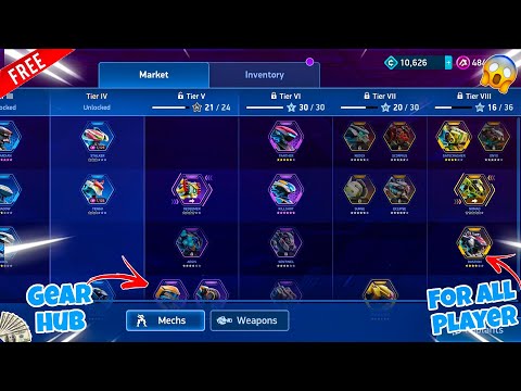Customization Unleashed: Navigating the Gear Hub in Mech Arena 🔧"