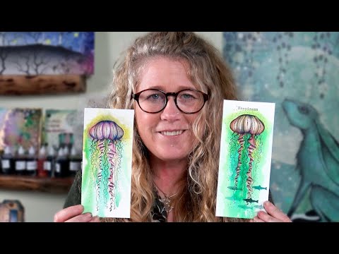 Kuretake Jalandhar by Tracey Dutton - A Lavinia Stamps Tutorial