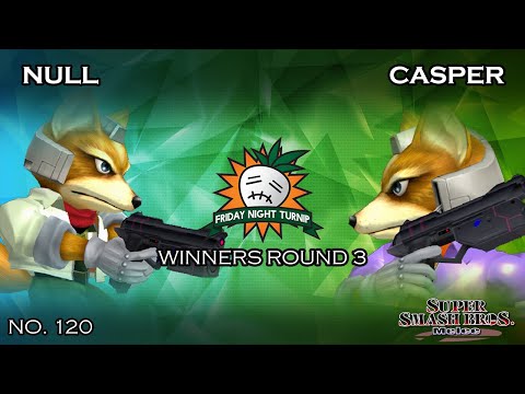 FNT #120 - null (Fox) VS Casper (Fox) - SSBM - Winners Round 3