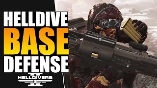 Helldivers 2 - True Helldive Base Defense with Randoms