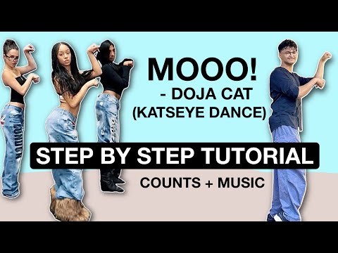 Doja Cat - MOOO! Dance *STEP BY STEP TUTORIAL* (Beginner Friendly)
