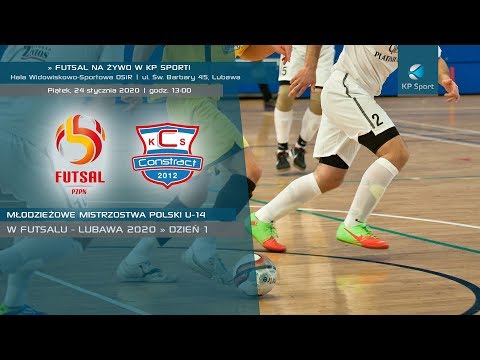 Młodzieżowe Mistrzostwa Polski U-14 w futsalu - Lubawa / LIVE / Dzień 1 [24.01.2020]
