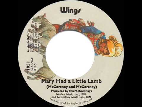 1972 HITS ARCHIVE: Mary Had A Little Lamb - Wings (Paul McCartney) (stereo 45)