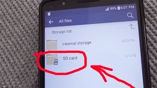 How to make SD Card show up in storage (LG G3)