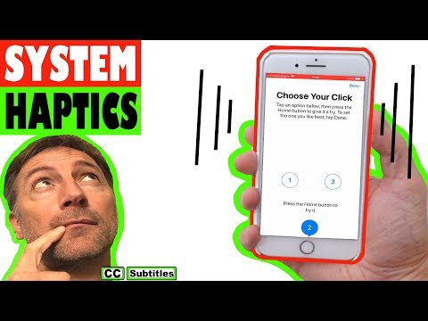 iPhone System Haptics How to adjust Level or Turn Off System Haptics Video