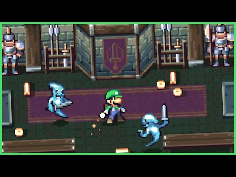 Pixel Art Game DEMAKE Timelapse - Luigi's Mansion 3