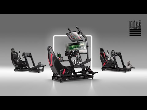 Next Level Racing – universalūs GTTrack ir FGT sėdynių laikikliai video
