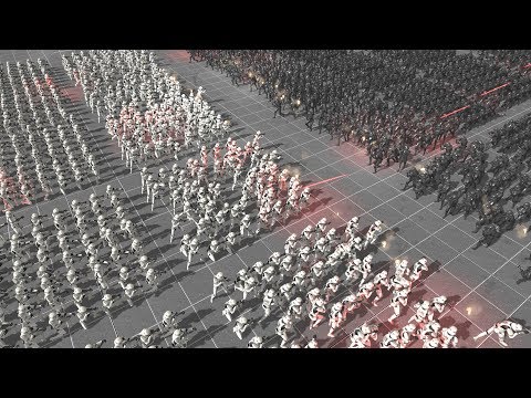 STORMTROOPERS vs SHADOW TROOPERS - Star Wars: Galaxy at War MOD