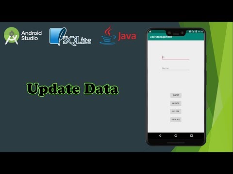 Android Studio Sqlite Tutorial Update Data Java