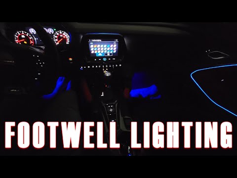 2016+ Camaro Interior Footwell Spectrum Lighting GM OEM Kit 23248208 Install