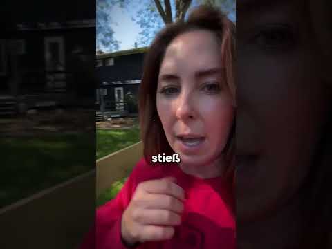 Sie fand etwas Riesiges im Garten!