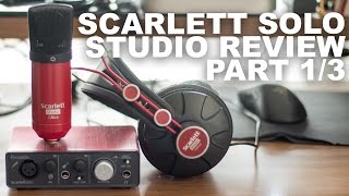 Video thumbnail for Focusrite Scarlett Solo USB Audio Interface Explained / Review by Podcastage