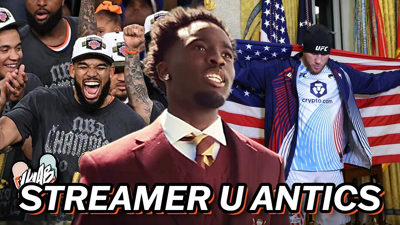 STREAMER U CHAOS, KNICKS WIN CHAMPIONSHIP, UFC WHITE HOUSE CARD