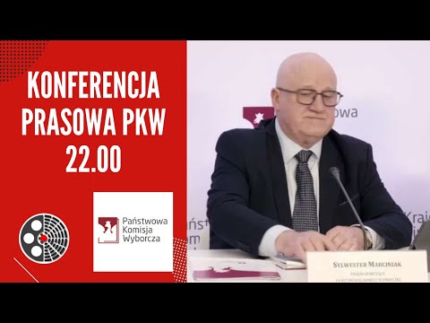 [PKW]: Konferencja prasowa - 22.00