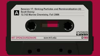 Session 17: Sinking Particles and Remineralization (2)