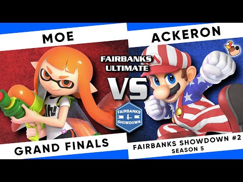 Fairbanks Smash Showdown #2 S5: Moe (Inkling) vs Ackeron (Mario, Banjo) SSBU - Grand Finals