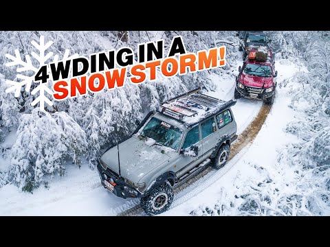 THE TRACK THAT MADE ROCKET TREMBLE ON CAMERA! HIGH COUNTRY fast, deep rivers + camping in a blizzard