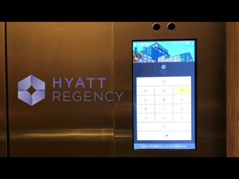 TOUCHSCREEN ELEVATORS! Brand New ThyssenKrupp Mod-Hyatt Regency-Sacramento, CA
