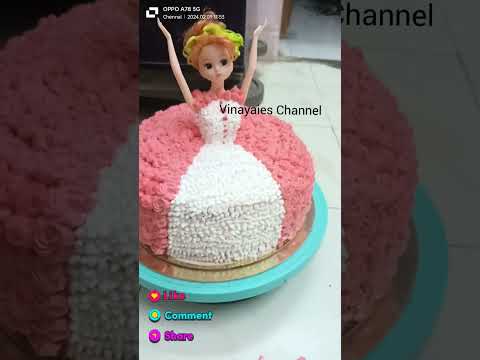 Hema Birthday Doll Cake Design and Cake Cutting Celebration#viralvideos