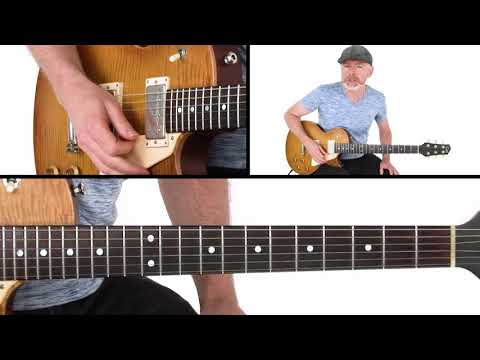 Blues Guitar Lesson - Affordable Shuffle Solo - Breakdown - Jeff McErlain