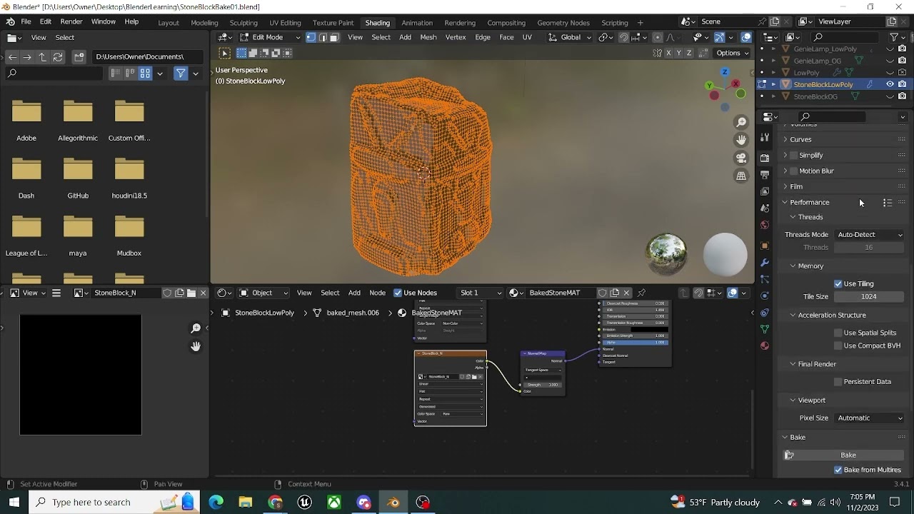 Artifact Baking Process