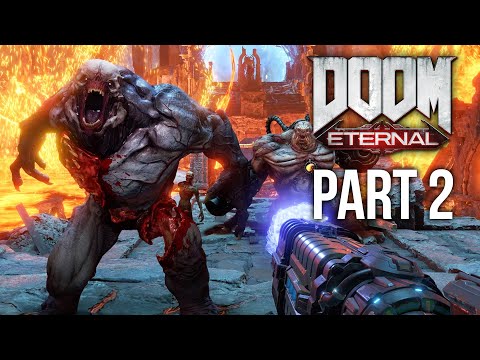 DOOM ETERNAL Gameplay Walkthrough Part 2 - EXULTIA