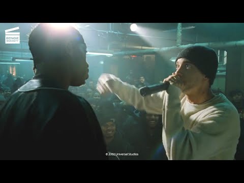 8 Mile: Rabbit battles Lyckety-Splyt HD CLIP