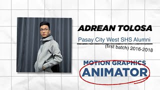The SHS Graduates' Success Stories: Adrean L. Tolosa