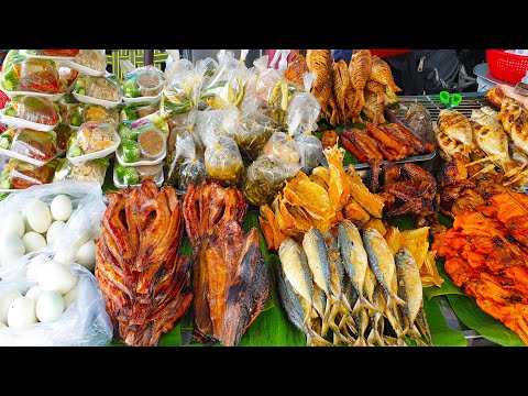 Daily Fresh Foods And People Activities - Khmer Street Food Tour 2021