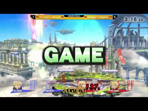 AgonTOYS - Purple-H + quiK Vs. Schligger + LoNg0uw - Winners Finals - Smash 4 Doubles