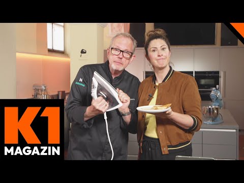 Gerichte kochen mit Kaffeemaschine, Wasserkocher und Bügeleisen! | K1 Magazin
