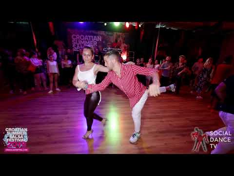 Antonio Berardi & Valeriya Lebedeva - Salsa Social Dancing | Croatian Summer Salsa Festival 2019