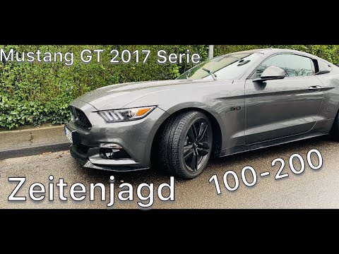 Zeitenjagd 100-200 km/h / Mustang GT 2017 / 420PS