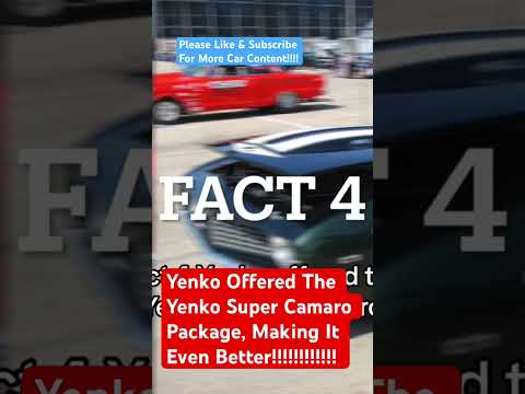 This Package MAKES The YENKO CAMARO EVEN MORE LEGENDARY! https://youtu.be/4L1wEKNJzFo #yenkocamaro