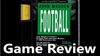John Madden Football (The Original) Sega Genesis Review - The No Swear Gamer Ep 511