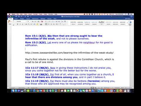 Not Discerning the Body