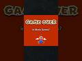 What Happens When You Get A Game Over In Mario Games