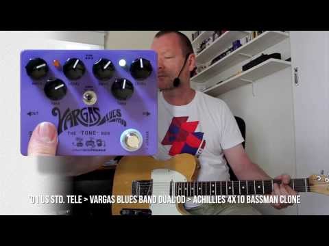 Crazy Box Pedals : Vargas Blues Band Dual OD - demo - Tele and Bassman