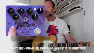 Crazy Box Pedals : Vargas Blues Band Dual OD - demo - Tele and Bassman