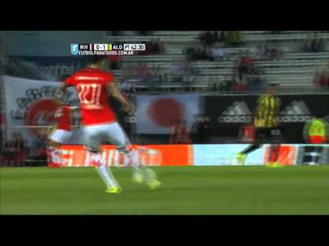 ¡Se lo perdió Driussi! River 0 - Aldosivi 1. Fecha 28. Primera División 2015. FPT.