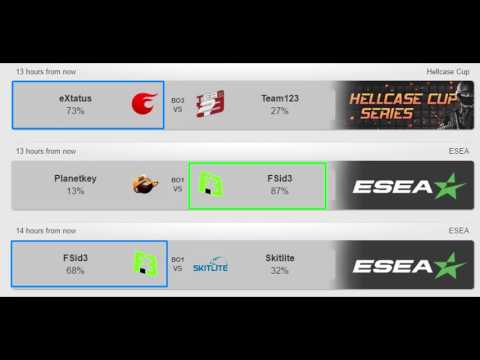 CSGO Lounge Betting Predictions - eXtatus Vs Team123, FSid3 Vs Skitlite, And More