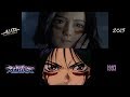 Alita: Battle Angel (2019/1993) side-by-side comparison Alita: Battle Angel (2019/1993) side-by-side comparison