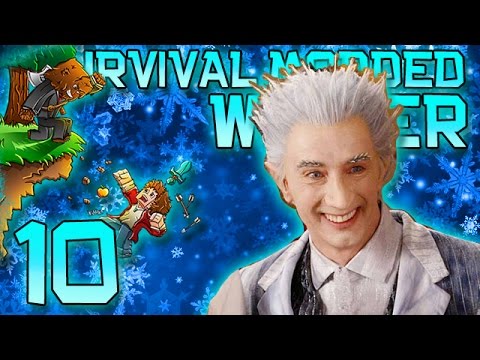 Minecraft: Modded Winter Survival Let's Play w/Mitch! Ep. 10 - JACK FROST BOSS! MOD FINALE!