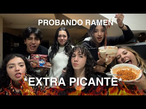 PROBANDO EL RAMEN MAS PICANTE *termina mal*