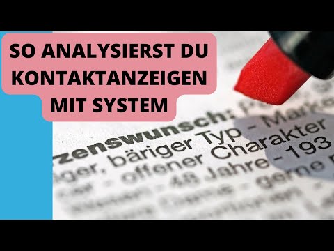 Erkenne welcher Typ Mensch hinter einer Kontaktanzeige steckt [hilfreich]