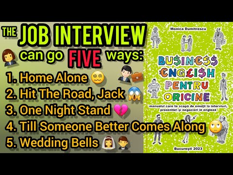 Lecția # 285 📗 – Interviul de angajare 👩‍💼💼 poate merge în 5 direcții, exact ca un "date" ❤️