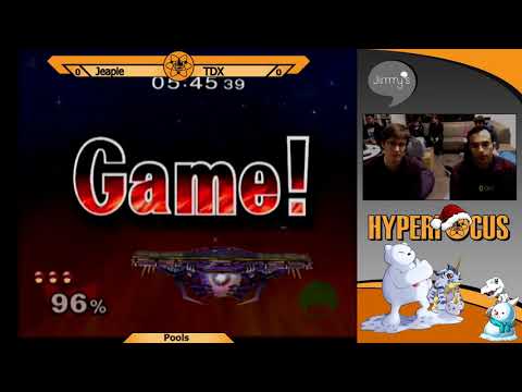 Hyperfocus January - Jeapie (Cpt. Falcon) Vs. TDX (Luigi) Melee Pools